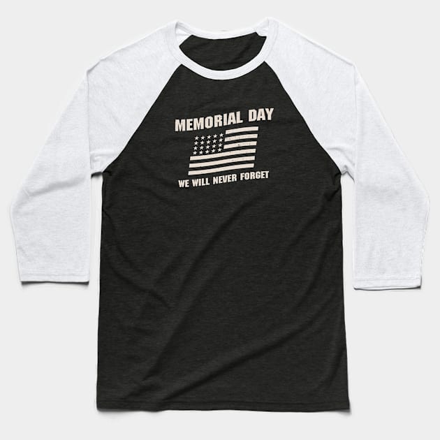 memorial day Baseball T-Shirt by night sometime